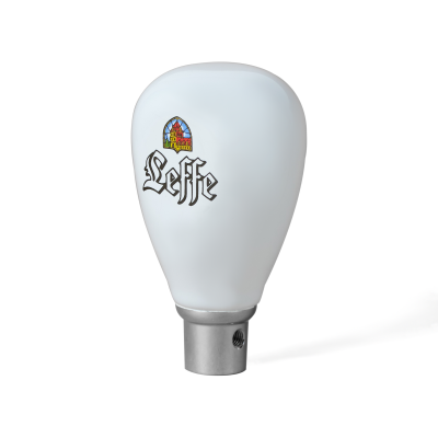 Рукоятка для крана Leffe шар., керамич., белая 9,5 см. в Тюмени